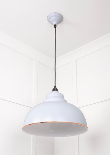 From the Anvil White Gloss Harborne Pendant in Birch - Image 4