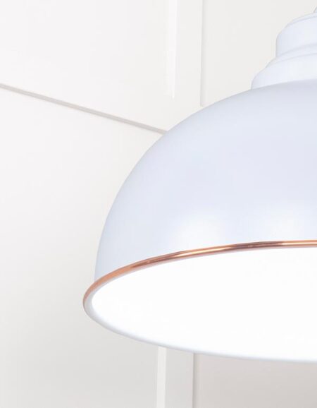From the Anvil White Gloss Harborne Pendant in Birch - Image 5