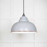 White Gloss Harborne Pendant in Birch | 49508BI