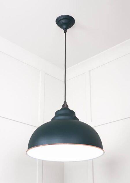 White Gloss Harborne Pendant in Dingle | 49508DI - Image 3