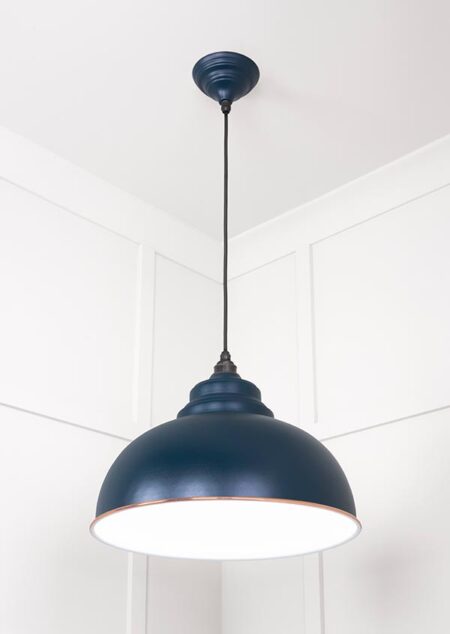 From the Anvil White Gloss Harborne Pendant in Dusk - Image 3