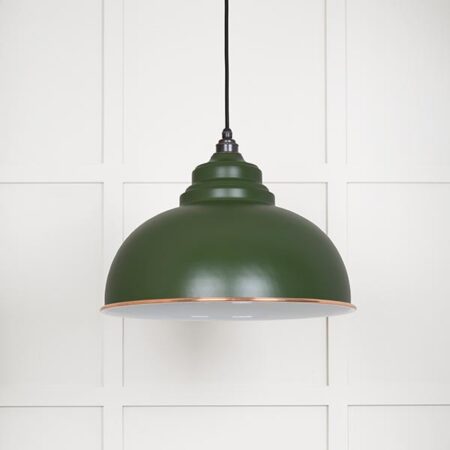 White Gloss Harborne Pendant in Heath | 49508H - Image 2