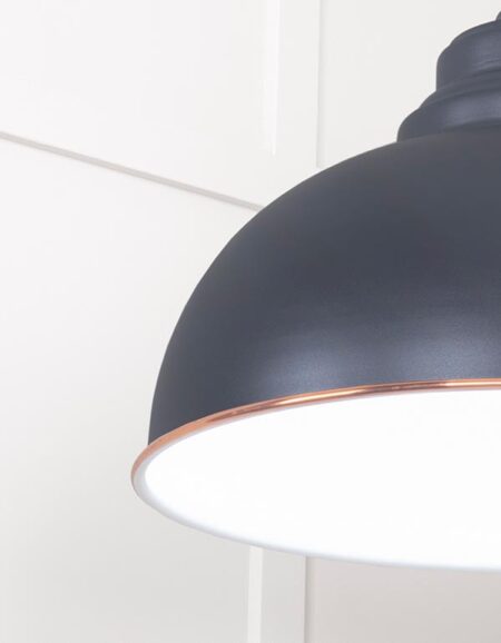From the Anvil White Gloss Harborne Pendant in Slate - Image 5