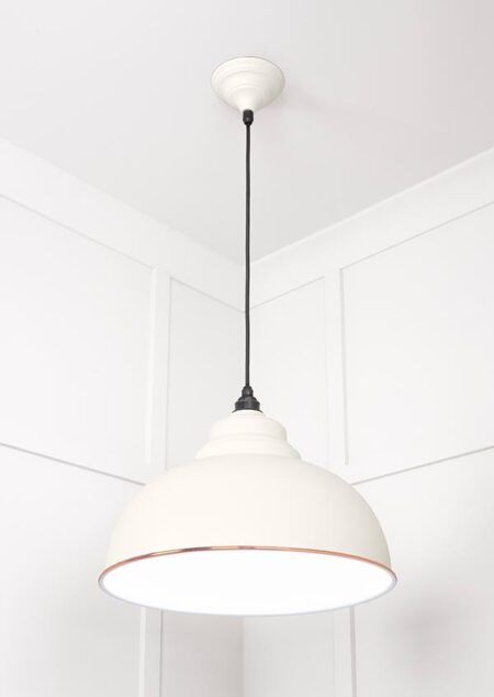 White Gloss Harborne Pendant in Teasel | 49508TE - Image 3