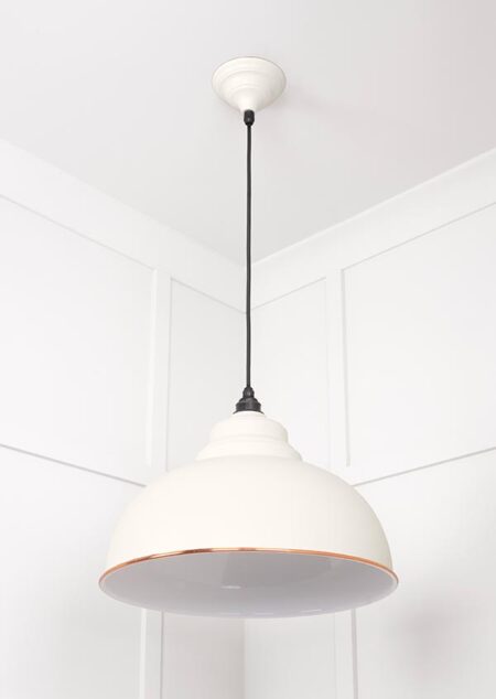White Gloss Harborne Pendant in Teasel | 49508TE - Image 4