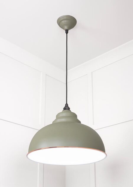 From the Anvil White Gloss Harborne Pendant in Tump - Image 3