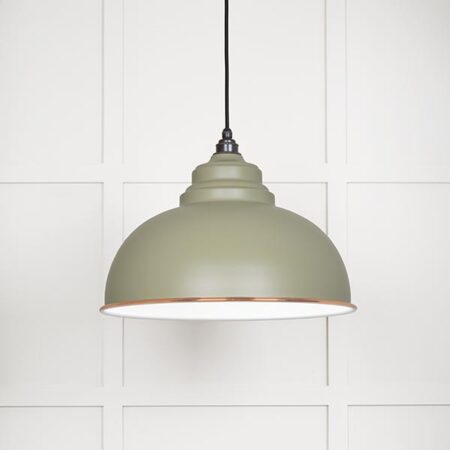 From the Anvil White Gloss Harborne Pendant in Tump