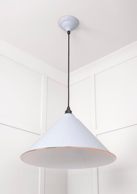 White Gloss Hockley Pendant in Birch | 49510BI - Image 4