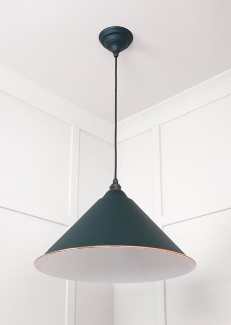 White Gloss Hockley Pendant in Dingle | 49510DI - Image 4