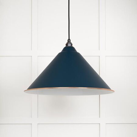 White Gloss Hockley Pendant in Dusk | 49510DU - Image 2