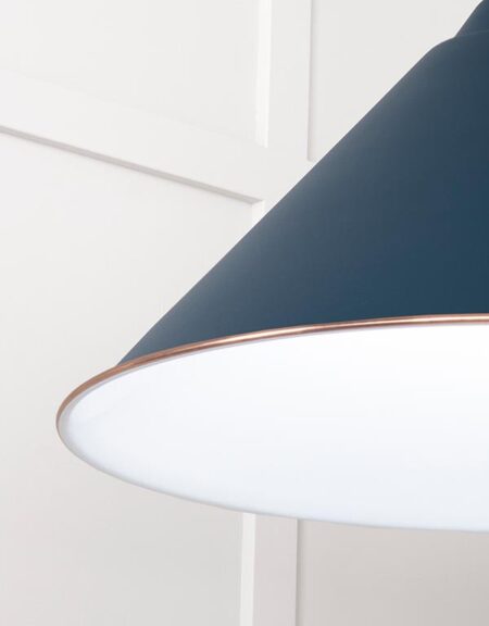 White Gloss Hockley Pendant in Dusk | 49510DU - Image 5