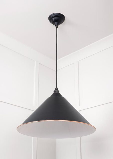 From the Anvil White Gloss Hockley Pendant in Elan Black - Image 4