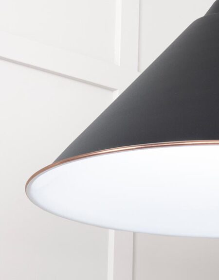 From the Anvil White Gloss Hockley Pendant in Elan Black - Image 5