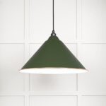 White Gloss Hockley Pendant in Heath | 49510H