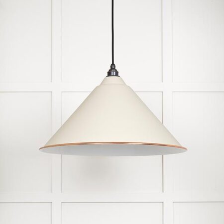 White Gloss Hockley Pendant in Teasel | 49510TE - Image 2