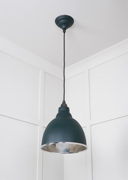 Hammered Nickel Brindley Pendant in Dingle | 49511DI - Image 3