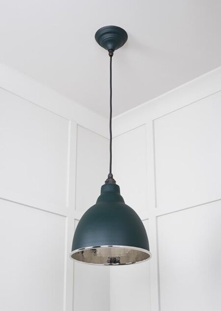 Hammered Nickel Brindley Pendant in Dingle | 49511DI - Image 4