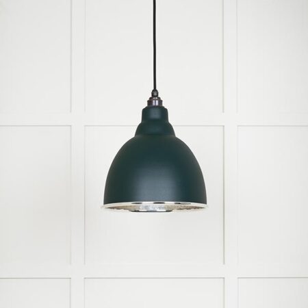 Hammered Nickel Brindley Pendant in Dingle | 49511DI