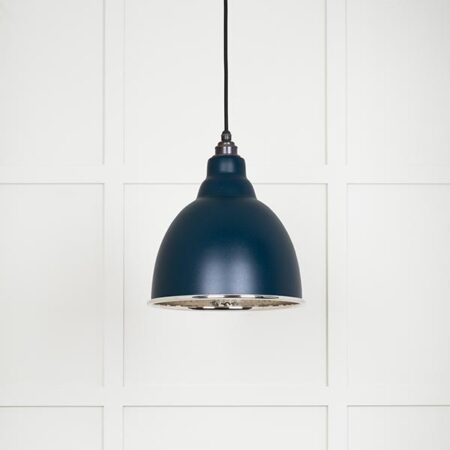 Hammered Nickel Brindley Pendant in Dusk | 49511DU - Image 2