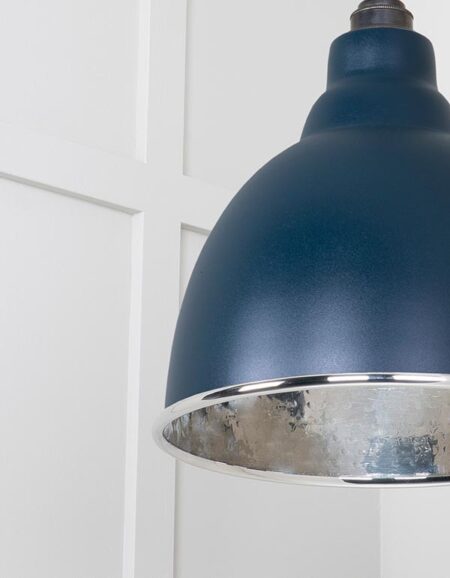 Hammered Nickel Brindley Pendant in Dusk | 49511DU - Image 5