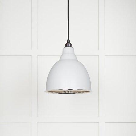 Hammered Nickel Brindley Pendant in Flock | 49511F - Image 2