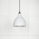 Hammered Nickel Brindley Pendant in Flock | 49511F