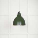 Hammered Nickel Brindley Pendant in Heath | 49511H