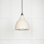 Hammered Nickel Brindley Pendant in Teasel | 49511TE