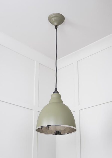 Hammered Nickel Brindley Pendant in Tump | 49511TU - Image 4