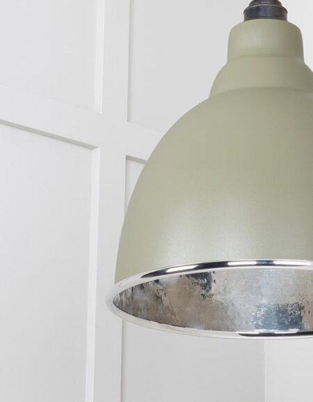 Hammered Nickel Brindley Pendant in Tump | 49511TU - Image 5