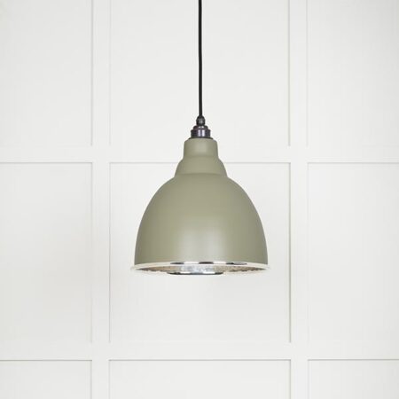Hammered Nickel Brindley Pendant in Tump | 49511TU