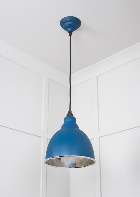 Hammered Nickel Brindley Pendant in Upstream | 49511U - Image 3