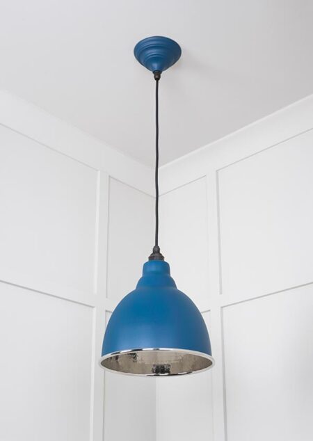 Hammered Nickel Brindley Pendant in Upstream | 49511U - Image 4