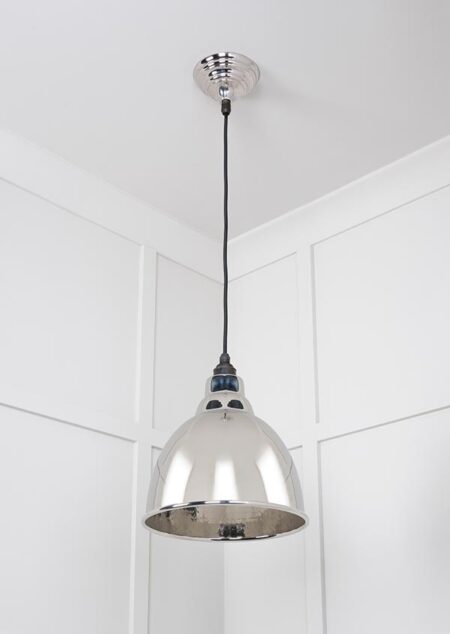 Hammered Nickel Brindley Pendant | 49511 - Image 4