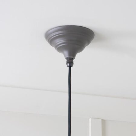Hammered Brass Brindley Pendant in Bluff | 49517BL - Image 6