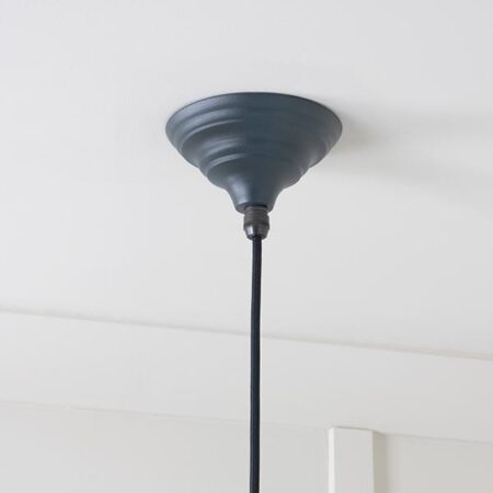 Hammered Brass Brindley Pendant in Soot | 49517SO - Image 6