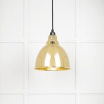 Hammered Brass Brindley Pendant | 49517