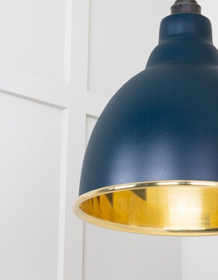Smooth Brass Brindley Pendant in Dusk | 49518DU - Image 5
