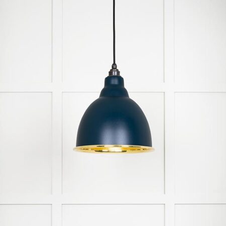 Smooth Brass Brindley Pendant in Dusk | 49518DU