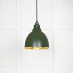 Smooth Brass Brindley Pendant in Heath | 49518H