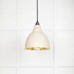 Smooth Brass Brindley Pendant in Teasel | 49518TE