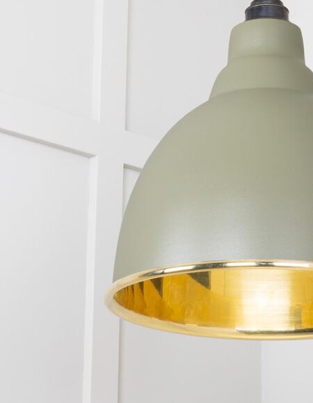 Smooth Brass Brindley Pendant in Tump | 49518TU - Image 5