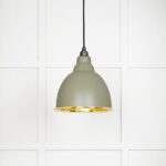 Smooth Brass Brindley Pendant in Tump | 49518TU