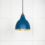 Smooth Brass Brindley Pendant in Upstream | 49518U