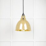 Smooth Brass Brindley Pendant | 49518