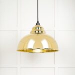 Hammered Brass Harborne Pendant | 49521