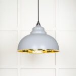 Smooth Brass Harborne Pendant in Birch | 49522BI
