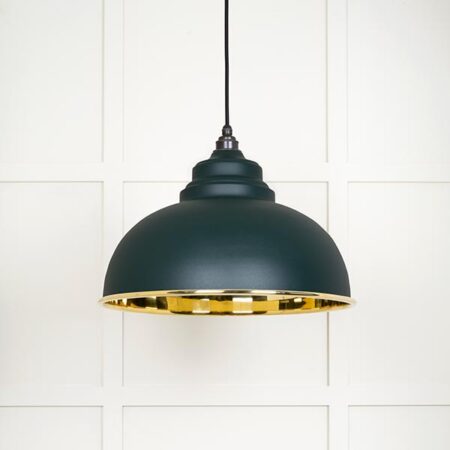 Smooth Brass Harborne Pendant in Dingle | 49522DI - Image 2