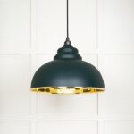 Smooth Brass Harborne Pendant in Dingle | 49522DI