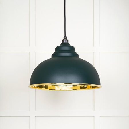Smooth Brass Harborne Pendant in Dingle | 49522DI